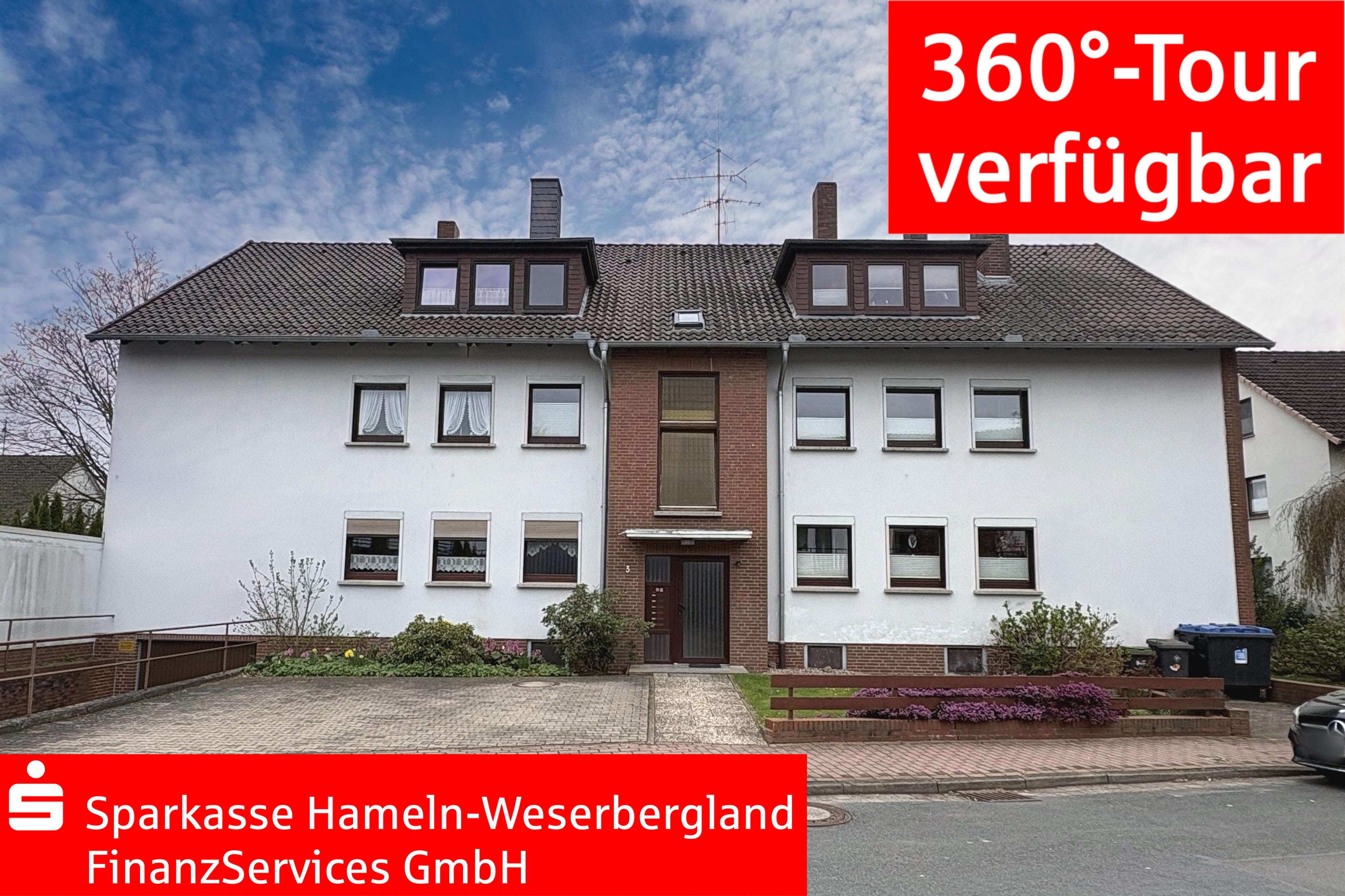 Renovierte 3-Zimmer-Wohnung mit Balkon und Garage!